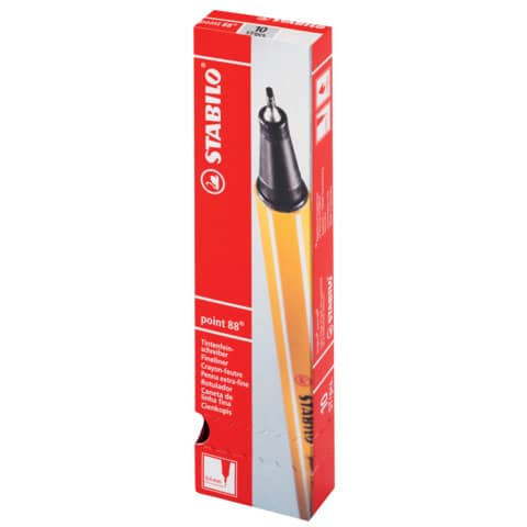 Fineliner Stabilo Point 88® 0,4 mm giallo limone 88/24